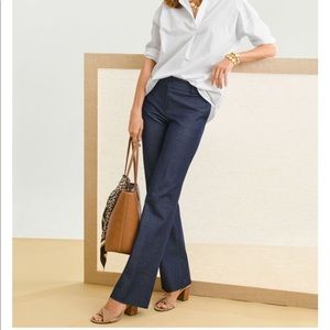 TALBOTS NEWPORT PANTS - POLISHED DENIM